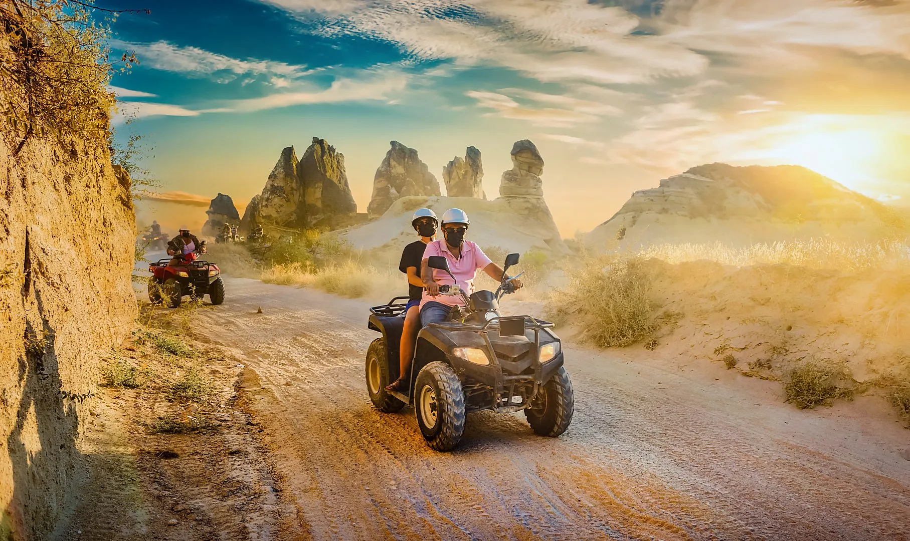 Excursions en quad au coucher du soleil